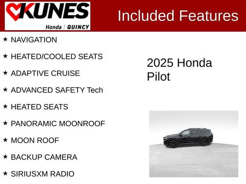 Crystal Black Pearl 2025 Honda Pilot Black Edition