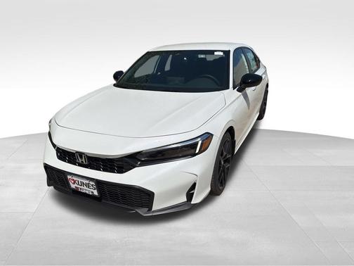 Platinum White Pearl 2026 Honda Civic Sport