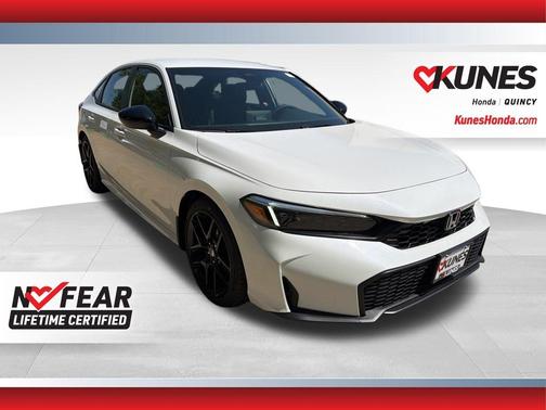 Platinum White Pearl 2026 Honda Civic Sport