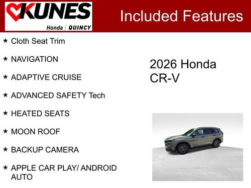 Ash Green 2026 Honda CR-V Hybrid TrailSport
