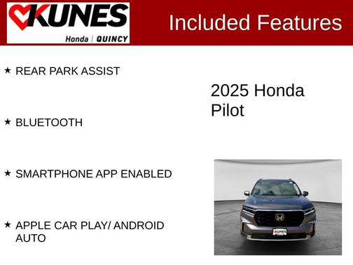 Gray 2025 Honda Pilot Elite