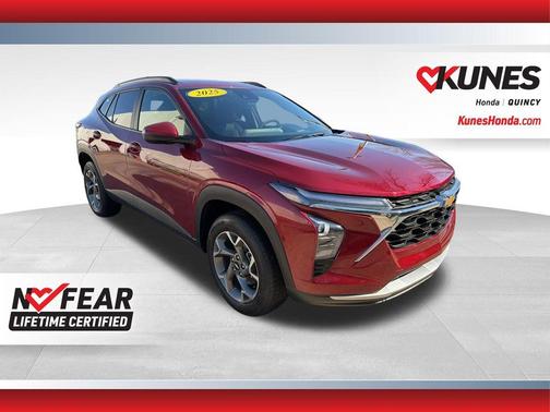 Crimson Metallic 2025 Chevrolet Trax LT