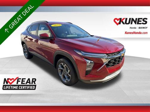 Crimson Metallic 2025 Chevrolet Trax LT