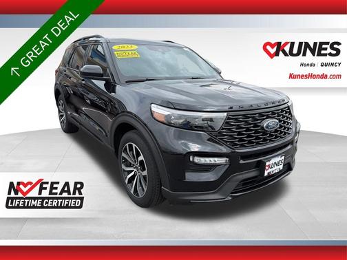 Agate Black Metallic 2023 Ford Explorer ST-Line