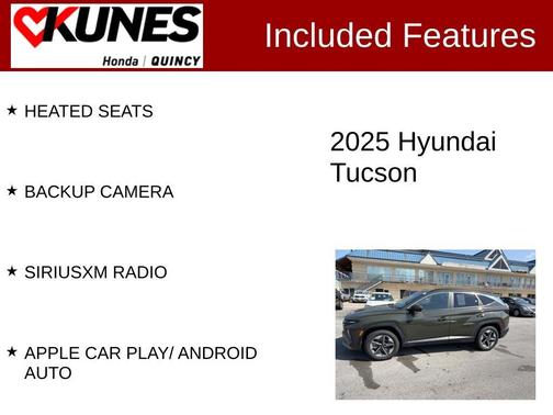 Green 2025 Hyundai TUCSON SEL