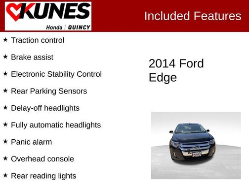 Tuxedo Black Metallic 2014 Ford Edge SEL