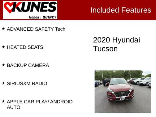 Gemstone Red 2020 Hyundai TUCSON Value