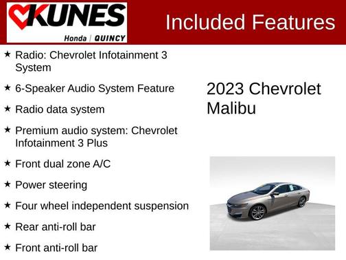 Mineral Gray Metallic 2023 Chevrolet Malibu LT