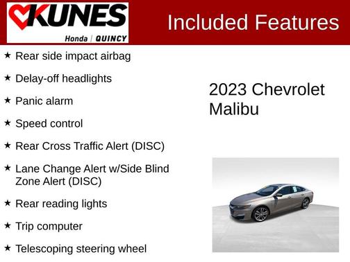 Mineral Gray Metallic 2023 Chevrolet Malibu LT