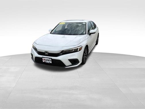 White 2023 Honda Civic EX