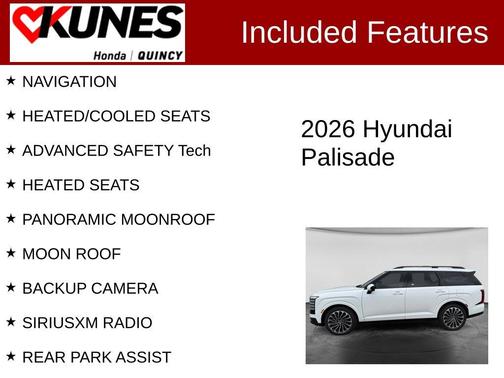 Pearl 2026 Hyundai Palisade Hybrid Calligraphy