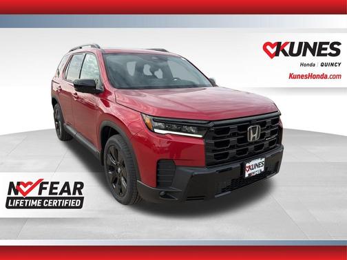 Radiant Red Metallic II 2026 Honda Pilot Black Edition