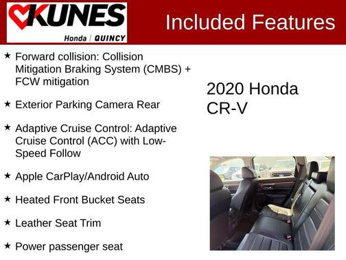 Gray 2020 Honda CR-V EX-L
