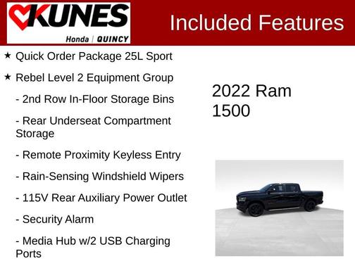 Diamond Black 2022 RAM 1500 Sport