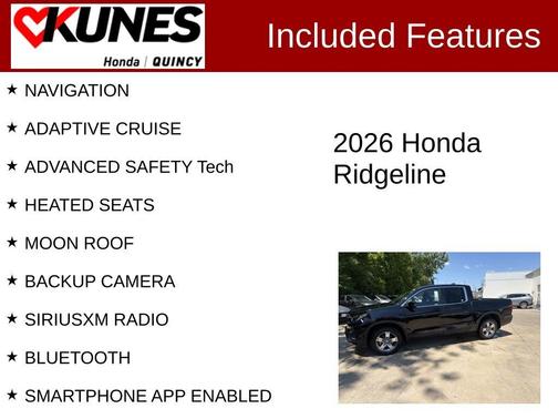 BV 2026 Honda Ridgeline RTL