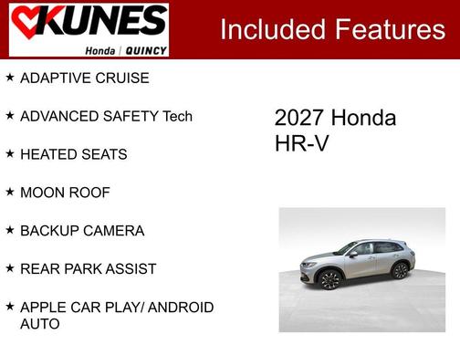 Solar Silver Metallic 2027 Honda HR-V EX-L