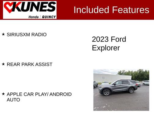 Gray Metallic 2023 Ford Explorer XLT