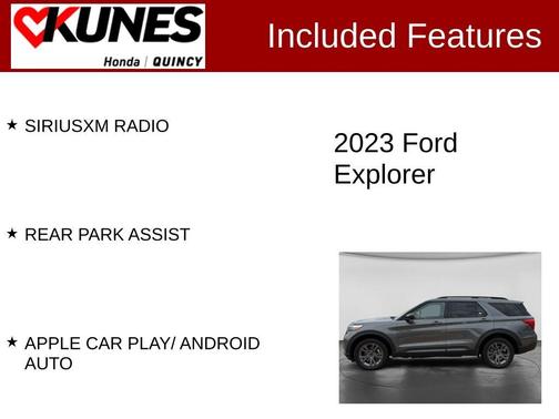 Gray Metallic 2023 Ford Explorer XLT