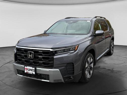 Modern Steel Metallic 2026 Honda Pilot Elite