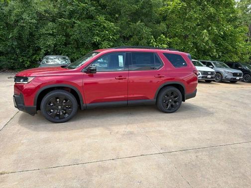 Radiant Red Metallic II 2026 Honda Pilot Black Edition