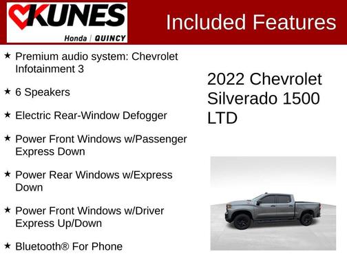2022 Chevrolet Silverado 1500 Limited Custom Trail Boss