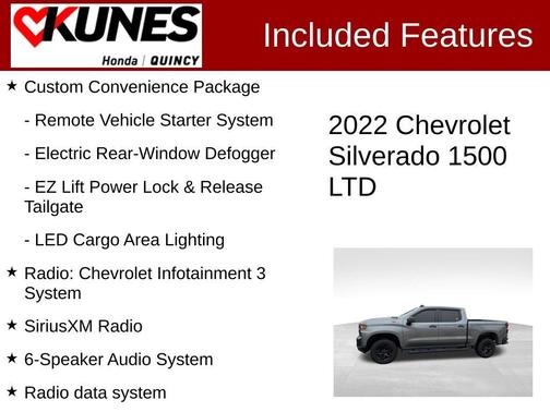 2022 Chevrolet Silverado 1500 Limited Custom Trail Boss