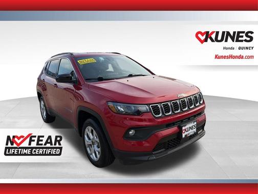 Red 2025 Jeep Compass Latitude