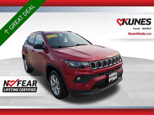 Red 2025 Jeep Compass Latitude