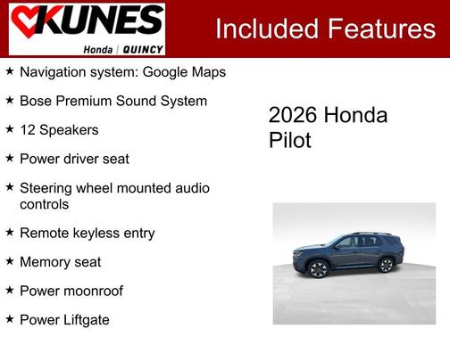 2026 Honda Pilot Touring