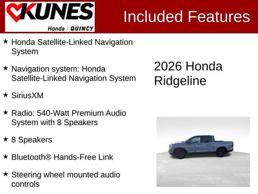 Sonic Gray Pearl 2026 Honda Ridgeline Black Edition
