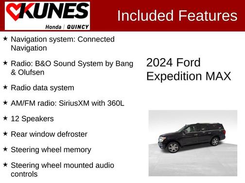 Black Metallic 2024 Ford Expedition Max Limited