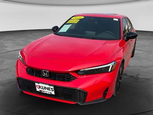 Red 2026 Honda Civic Hybrid
