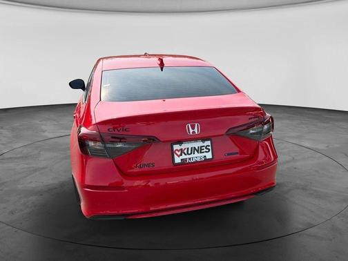 Red 2026 Honda Civic Hybrid