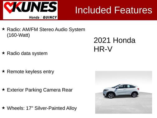 Modern Steel Metallic 2021 Honda HR-V LX