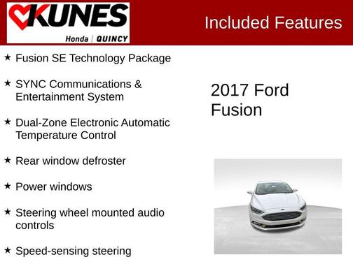 2017 Ford Fusion SE
