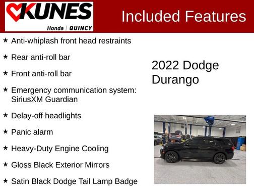 DB Black Crystal Clearcoat 2022 Dodge Durango R/T
