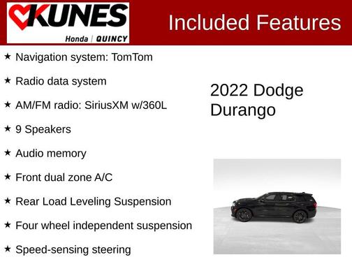 DB Black Crystal Clearcoat 2022 Dodge Durango R/T