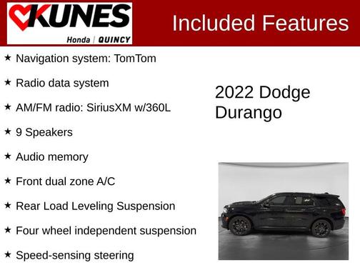 DB Black Crystal Clearcoat 2022 Dodge Durango R/T
