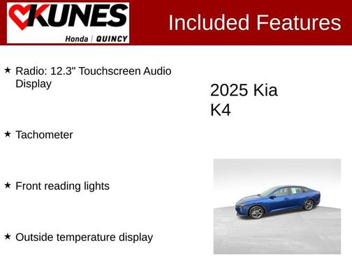 Deep Sea Blue 2025 Kia K4