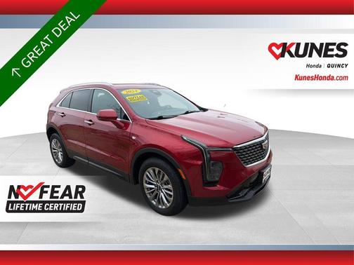 Radiant Red 2024 Cadillac XT4 Premium Luxury