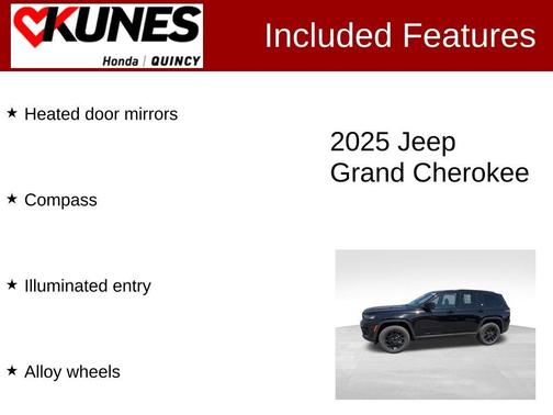 Diamond Black 2025 Jeep Grand Cherokee Laredo