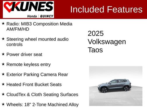 2025 Volkswagen Taos 1.5T SE