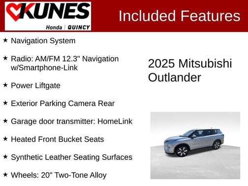 Silver 2025 Mitsubishi Outlander SE