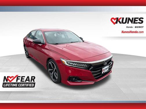 Red 2021 Honda Accord Sport SE