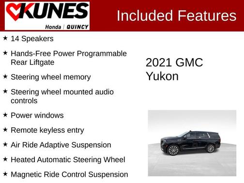 Black 2021 GMC Yukon Denali