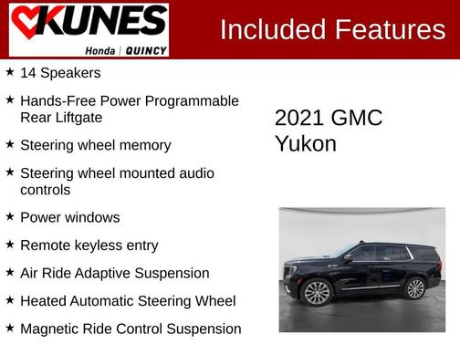 Black 2021 GMC Yukon Denali