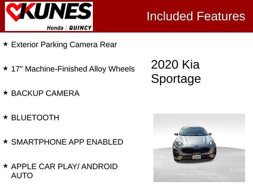 Steel Gray 2020 Kia Sportage LX