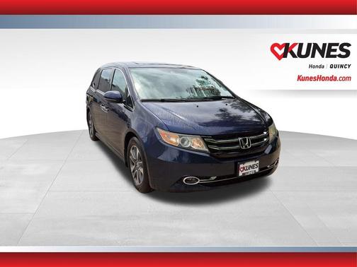 Blue 2015 Honda Odyssey Touring