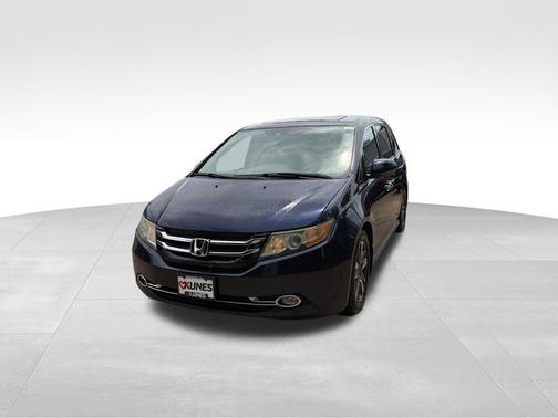 Blue 2015 Honda Odyssey Touring