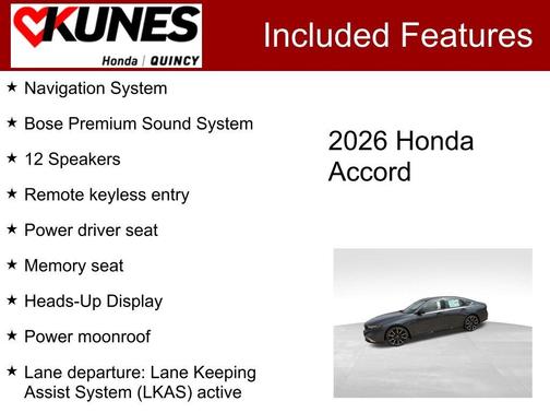 Meteorite Gray Metallic 2026 Honda Accord Hybrid Touring